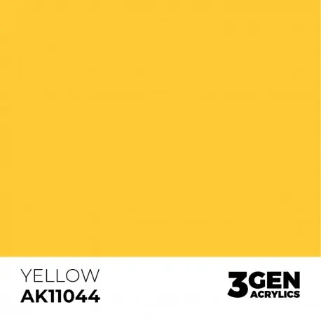 Populaire Peinture Acrylique Jaune AK11044 17ml par AK-Interactive