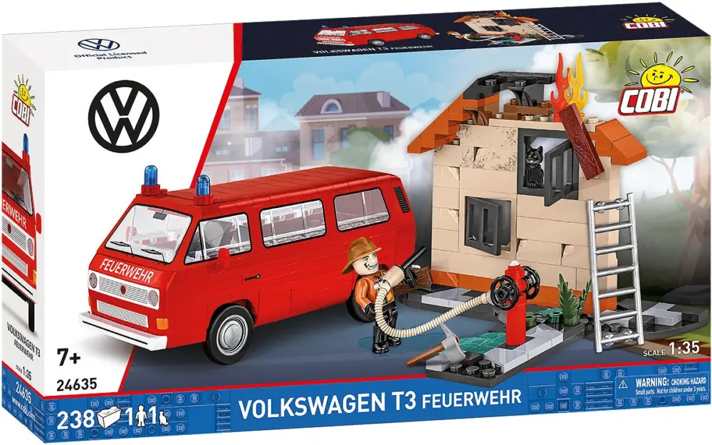 Usine Directe Cobi Volkswagen T3 Pompiers, 1:35, 238 p, 2 f
