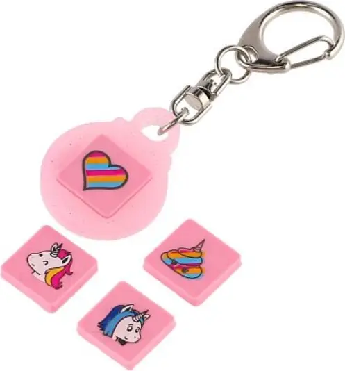 PIXIE CREW Porte-clés, rose, Glitternox 4 multipixels Acheter Direct