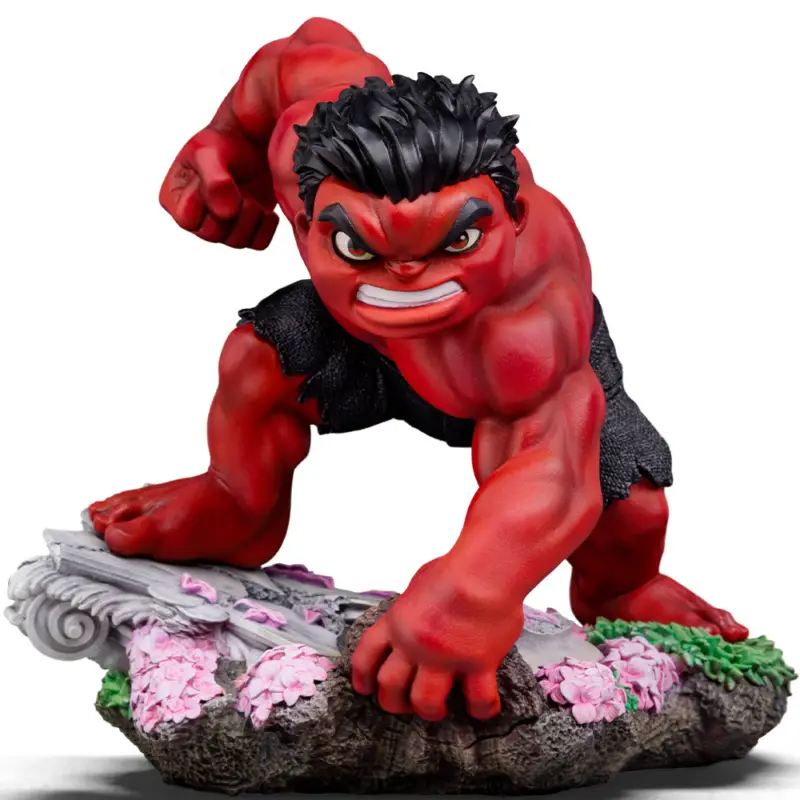 Expédié Aujourd'hui Iron Studios Captain America: Brave New World (2025) - Red Hulk MiniCo Figurine