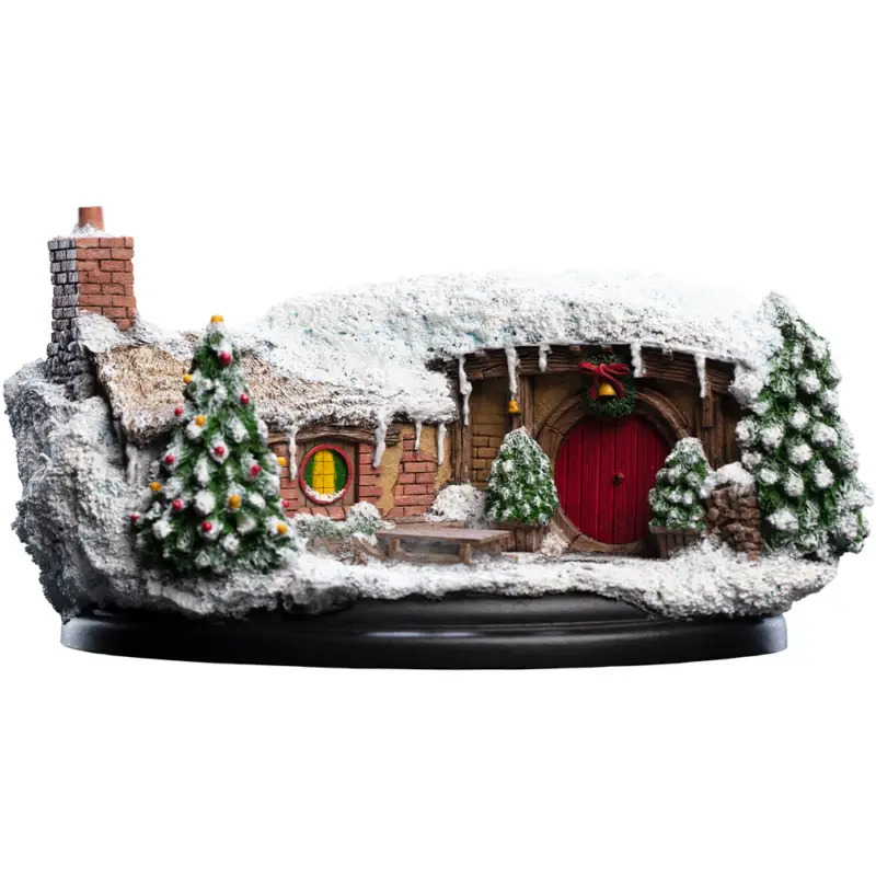 Weta Workshop Le Hobbit - Hobbit 35 Bagshot Row Environnement de Noël Haute Qualité